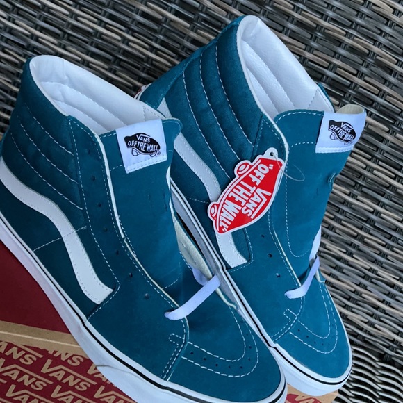 Vans Sk8-Hi Blue Coral/True White MENS - Picture 9 of 16